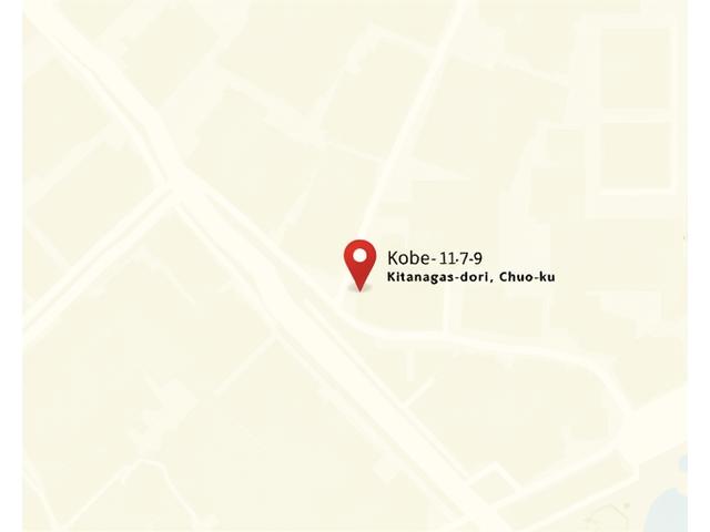 神戸、森クレイワークスのオフィス所在地を示す地図のイラスト