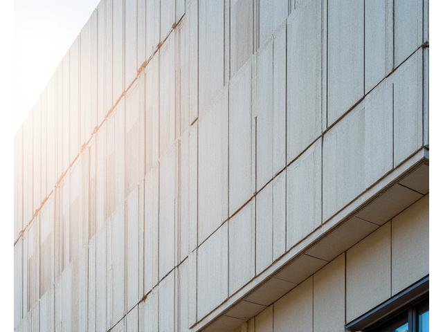 モダンな建物のセラミック製外装パネル